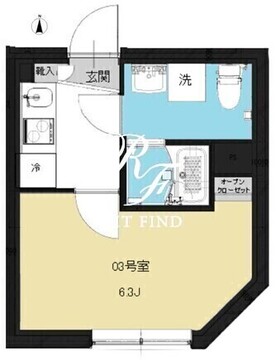 グリーンヴァリー 403 間取り図