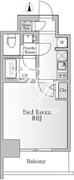 NTPRレジデンス芝浦三丁目 505 間取り図