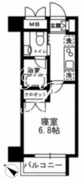 レジディア月島3 311 間取り図