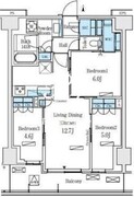 ロイヤルパークス赤羽ノース 1036 間取り図