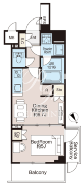 CREATIF三軒茶屋 109 間取り図
