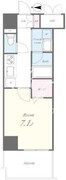 フォルトゥーナ東中野 902 間取り図
