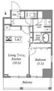 エスグランデ錦糸町ザ・クラス 905 間取り図