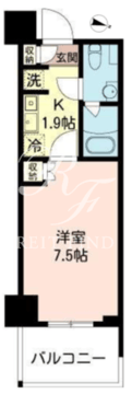 ＭＦＰＲコート木場公園 321 間取り図