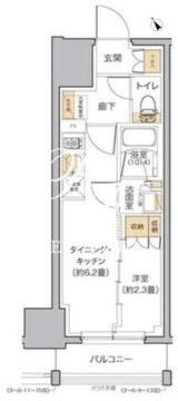 リビオメゾン田端 1202 間取り図