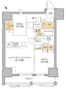 リビオメゾン田端 1201 間取り図