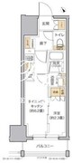 リビオメゾン田端 402 間取り図