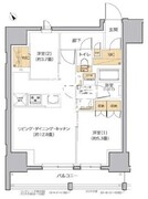 リビオメゾン田端 201 間取り図