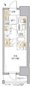 リビオメゾン田端 204 間取り図