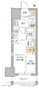 リビオメゾン田端 202 間取り図
