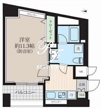 343レジデンス本駒込2 601 間取り図