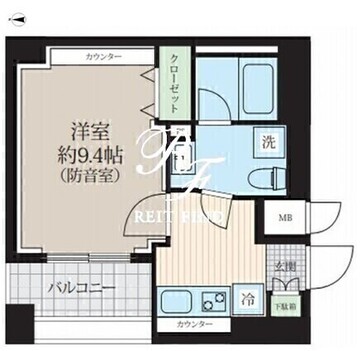 343レジデンス本駒込3 1001 間取り図