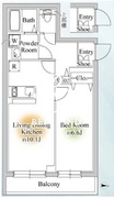 メモラ池袋 401 間取り図
