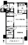 レジディア代々木2 301 間取り図