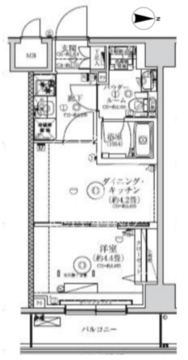 レアライズ赤羽イースト 202 間取り図