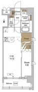 ＲＪＲプレシア蒲田 201 間取り図