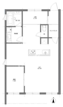 プレシャス千歳台 101 間取り図