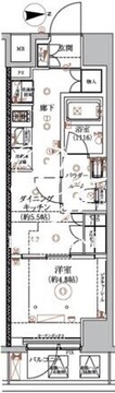 アルコバレーノ蓮根2 102 間取り図