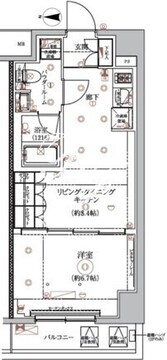 アルコバレーノ蓮根2 501 間取り図