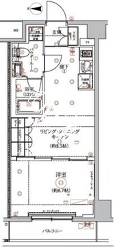 アルコバレーノ蓮根2 503 間取り図