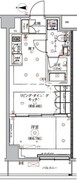 アルコバレーノ蓮根2 602 間取り図