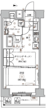 アルコバレーノ蓮根2 410 間取り図
