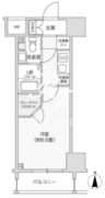レジディア笹塚2 204 間取り図