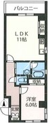 エスティメゾン三軒茶屋2 208 間取り図