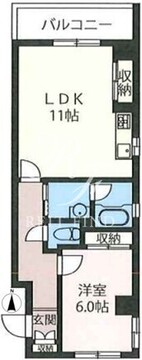 エスティメゾン三軒茶屋2 208 間取り図