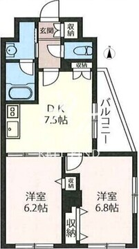 エスティメゾン三軒茶屋2 301 間取り図