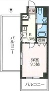 エスティメゾン三軒茶屋2 406 間取り図