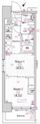 ガーラ雑色グランドステージ 107 間取り図
