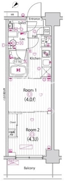 ガーラ雑色グランドステージ 203 間取り図