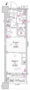 ガーラ雑色グランドステージ 216 間取り図