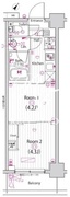 ガーラ雑色グランドステージ 217 間取り図