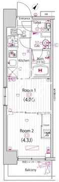 ガーラ雑色グランドステージ 220 間取り図