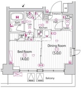 ガーラ雑色グランドステージ 410 間取り図