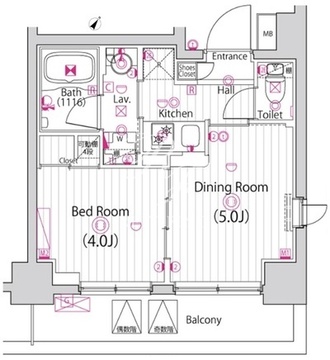 ガーラ雑色グランドステージ 410 間取り図