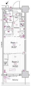 ガーラ雑色グランドステージ 517 間取り図