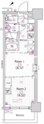 ガーラ雑色グランドステージ 601 間取り図