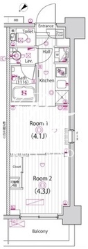 ガーラ雑色グランドステージ 601 間取り図