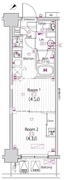 ガーラ雑色グランドステージ 602 間取り図