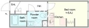 アサガヤカルム 303 間取り図