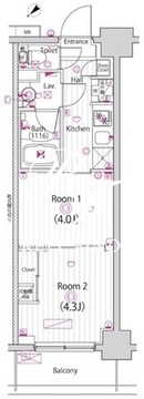 ガーラ雑色グランドステージ 605 間取り図
