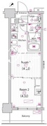 ガーラ雑色グランドステージ 606 間取り図