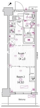 ガーラ雑色グランドステージ 606 間取り図