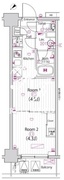 ガーラ雑色グランドステージ 608 間取り図