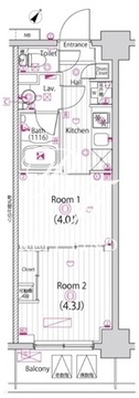 ガーラ雑色グランドステージ 611 間取り図