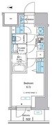 プレディアコート北千住 606 間取り図