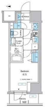 プレディアコート北千住 606 間取り図